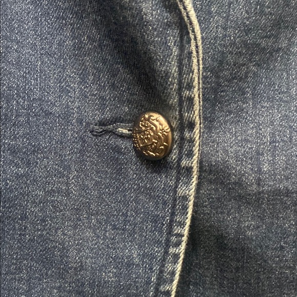 INC Women's Blue Denim Jacket - Picture 3 of 4